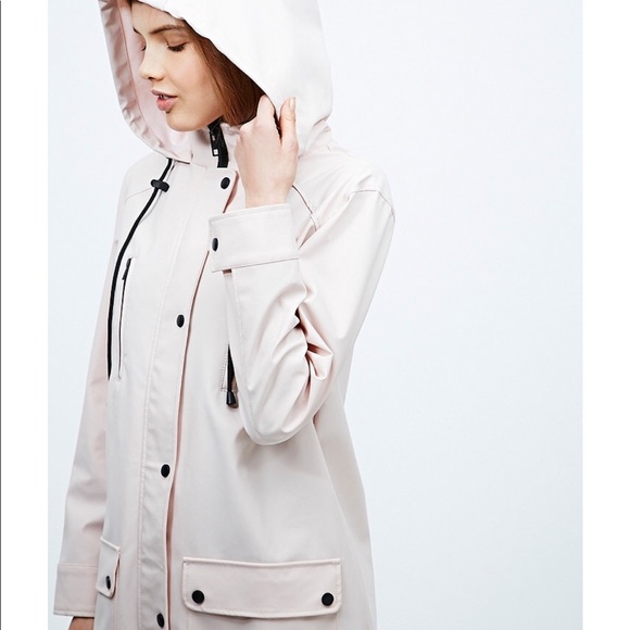light pink raincoat